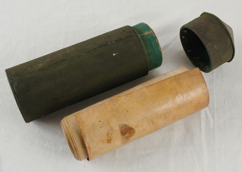 A scroll of the Book of Esther, found in Vilna after the war